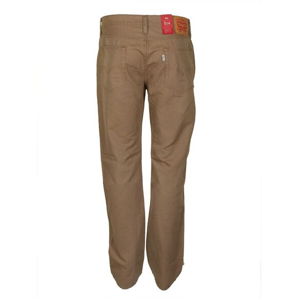 Levis Men's 514 Regular Fit Straight Leg Jeans Khaki 0692
